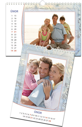 Wall calendar from personal A4 and A3 photos, a great gift all year long